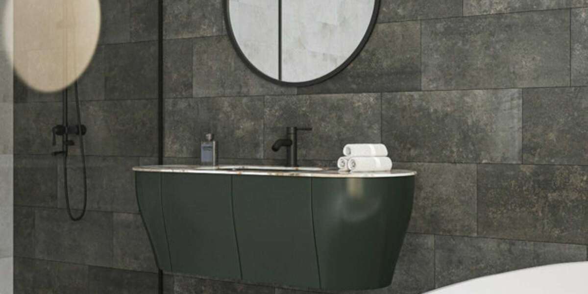Transform Your Space with Elegant and Modern Dark Grey Bathroom Tiles